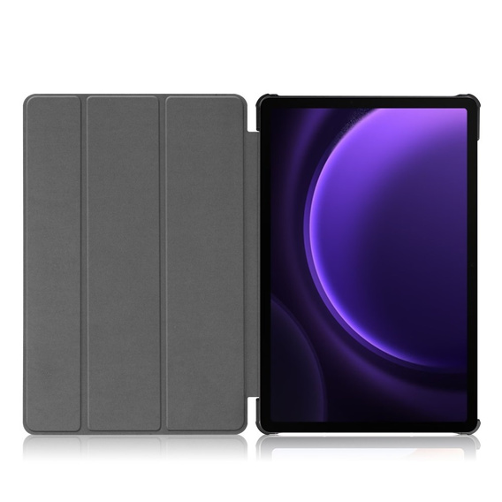 Θήκη για Samsung Galaxy Tab S9 FE, τρίπτυχη, σκούρο μπλε 