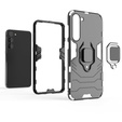 Θήκη για Samsung Galaxy S23, Kickstand Ring, μαύρη