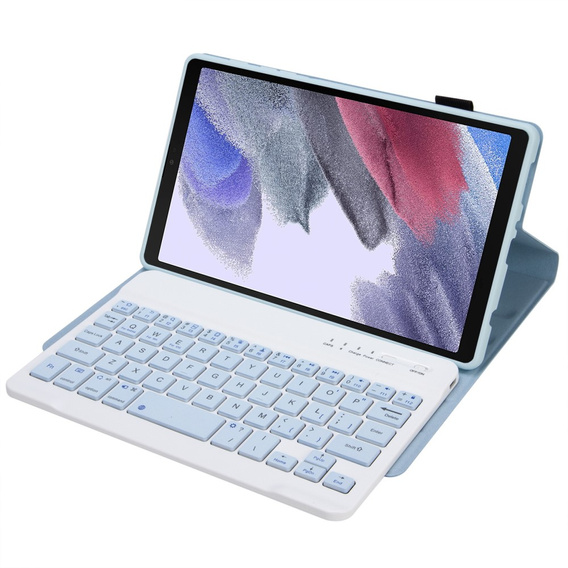 Θήκη + πληκτρολόγιο Samsung Galaxy Tab A7 Lite 8.7 T220 / 225, μπλε