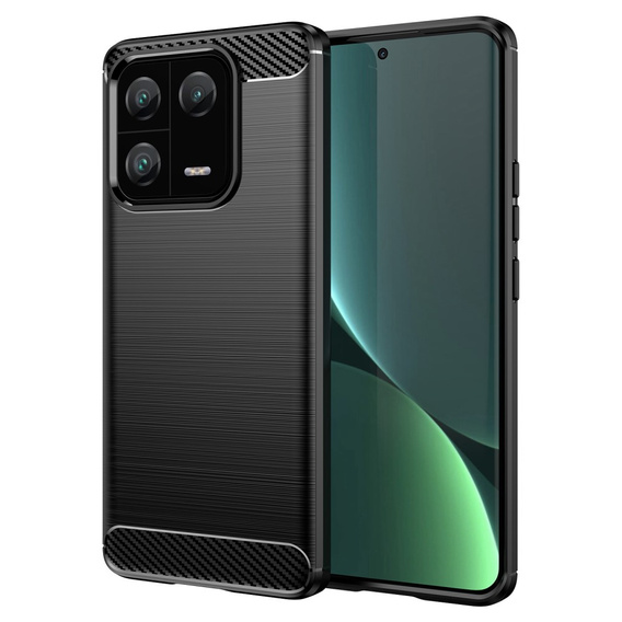 Θήκη για Xiaomi 13 Pro, Carbon, μαύρη