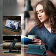 θήκη CASEME για Xiaomi 12T / 12T Pro, Leather Wallet Case, τυρκουάζ