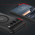 Θήκη για Google Pixel 8 Pro, για MagSafe, ERBORD Μatt Case, μαύρη