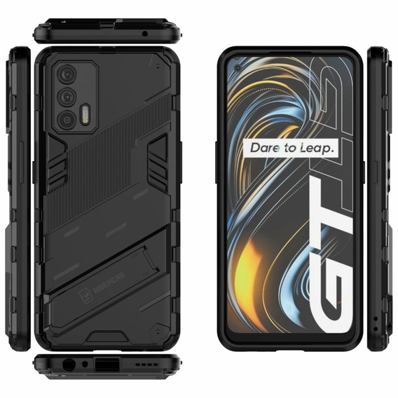 Θήκη για Realme GT 5G, Military kickstand, μπλε