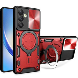 Θωρακισμένη θήκη για Samsung Galaxy A54 5G, CamShield Slide, κόκκινη