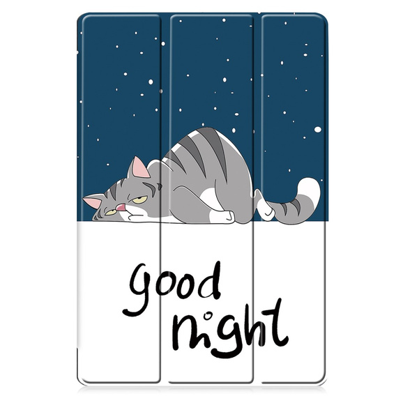 Θήκη για Samsung Galaxy Tab S10 Lite / S10 FE / S9 FE, με πτερύγιο, sleeping cat