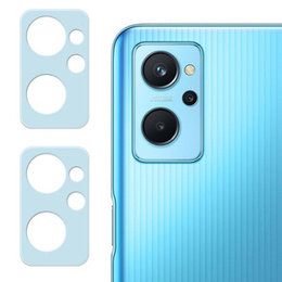 2x ERBORD μετριασμένο γυαλί για την κάμερα για να Realme 9i / Oppo A96