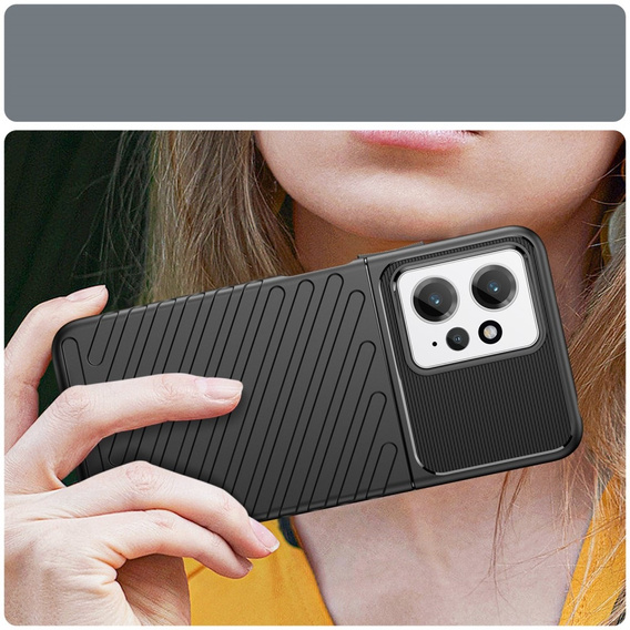 Θήκη για Xiaomi Redmi Note 12 4G, Thunder, μαύρη