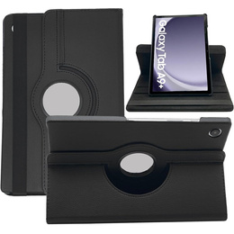 Θήκη για Samsung Galaxy Tab A9+ TB330FU 10.95", Περιστρεφόμενη 360, μαύρη