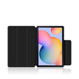θήκη για το Samsung Galaxy Tab S6 Lite Tri-fold, Magnetic smartcase, μαύρη