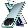 θήκη για το Xiaomi Redmi Note 14 Pro, Magnetic Dual Glass, πράσινη