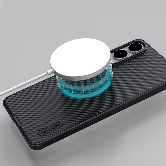 θήκη NILLKIN για Samsung Galaxy S25 Edge, Frosted Shield, για MagSafe, μαύρη