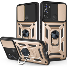 Θήκη για Motorola Moto G60, CamShield Slide, χρυσός