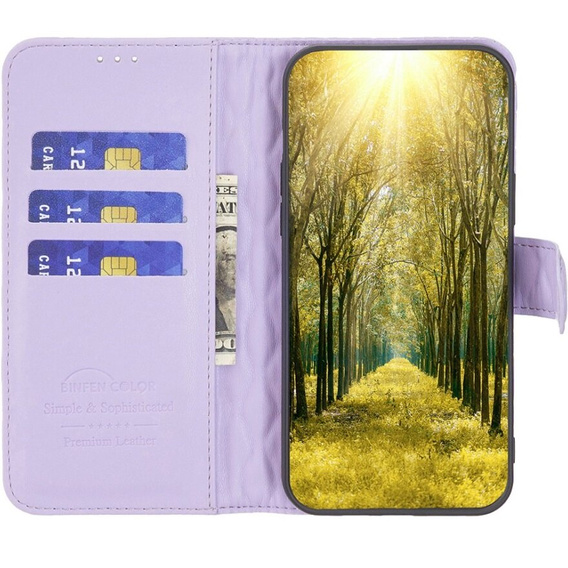 Θήκη με πτερύγιο για Samsung Galaxy A05s, Wallet, BINFEN COLOR, μωβ