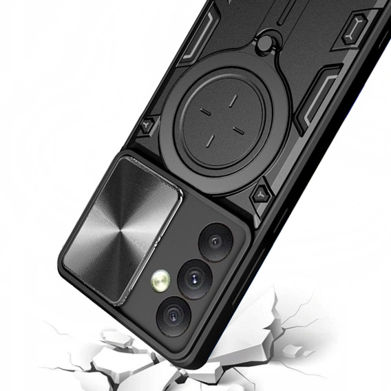 Θωρακισμένη θήκη για Samsung Galaxy A54 5G, CamShield Slide, μαύρη