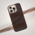 θήκη BENKS Kevlar για iPhone 16 Pro Max, για MagSafe, Carbon Fiber, καφέ