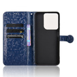 θήκη πτερύγιο για Motorola Moto G86 Power 5G, Wallet Rhombus, μπλε