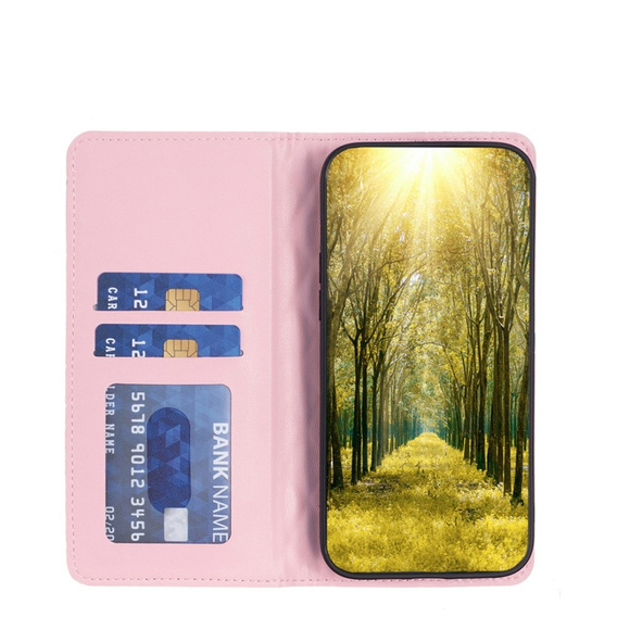 Θήκη με πτερύγιο για Samsung Galaxy S25 Ultra, Wallet, BINFEN COLOR, ροζ