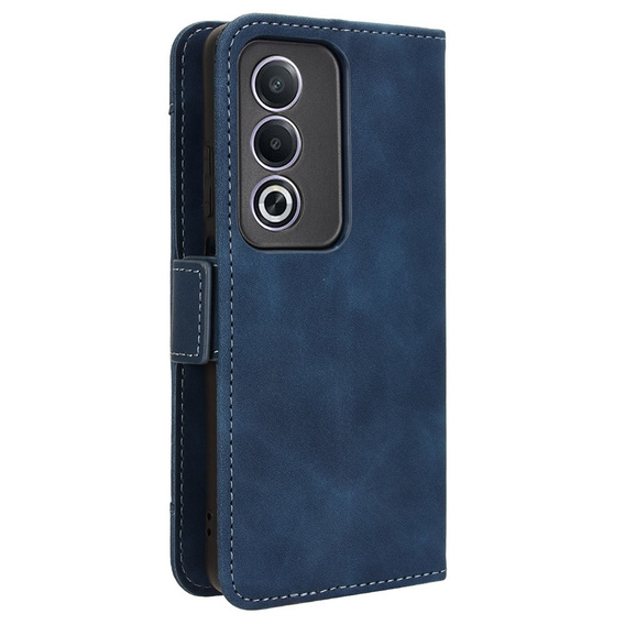 Θήκη με πτερύγιο για Oppo A80, Card Slot, σκούρο μπλε