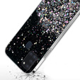 Θήκη για Samsung Galaxy A21S, Glittery, μαύρη
