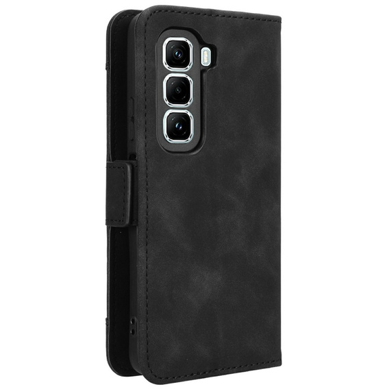 Θήκη με πτερύγιο για Infinix Hot 50 Pro+ 4G, Card Slot, μαύρη