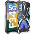 Θωρακισμένη θήκη για Samsung Galaxy M34 5G, Aluminum Alloy, μαύρη