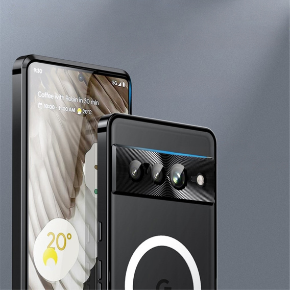 θήκη προστασίας κάμερας για το Google Pixel 8 Pro, CamShield MagSafe, διαφανής / μαύρη