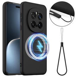 Θήκη για Xiaomi 15 Ultra, Silicone MagSafe, μαύρη