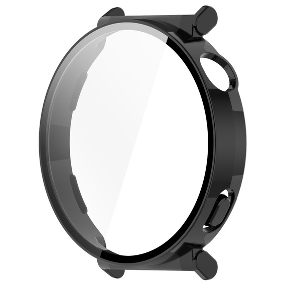 Θήκη 2σε1 + γυαλί μετριασμένο για Huawei Watch GT 5 Pro 42mm, μαύρη