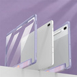 Θήκη για Samsung Galaxy Tab S10 FE+ Plus, Smartcase Hybrid, με χώρο για γραφίδα, Marble μωβ