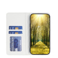Θήκη με πτερύγιο για Samsung Galaxy A54 5G, Wallet, BINFEN COLOR, λευκή