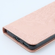 Θήκη με πτερύγιο για Xiaomi 13T / 13T Pro, Mandala, ροζ rose gold