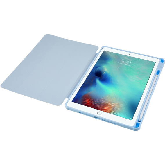 Θήκη για iPad 10.2 2021 / 2020 / 2019, Smartcase Hybrid, με χώρο για γραφίδα, μπλε