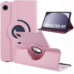Θήκη για Samsung Galaxy Tab A9 TB330FU 10.95", Περιστρεφόμενη 360, ροζ