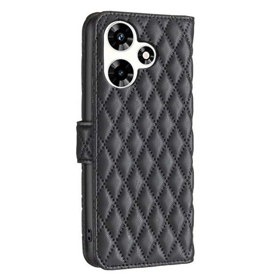 Θήκη με πτερύγιο για Infinix Hot 30, Wallet, BINFEN COLOR, μαύρη