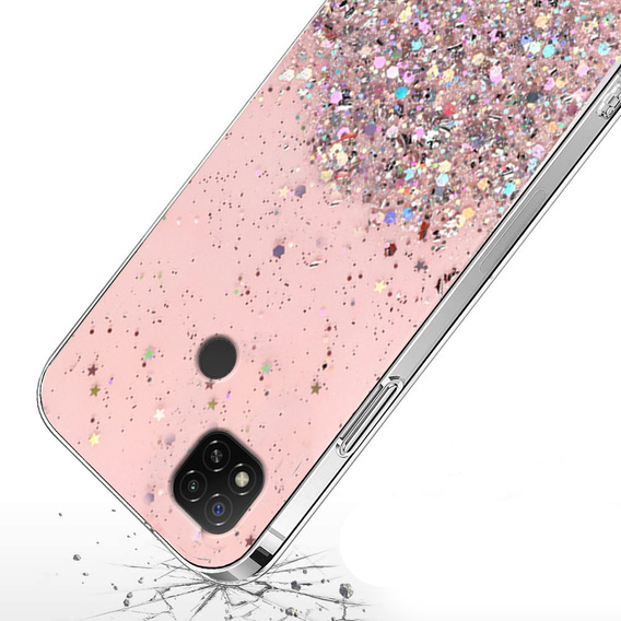 Θήκη για Xiaomi Redmi 9C, Glittery, ροζ