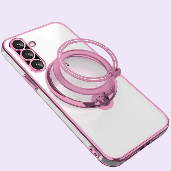 Μαγνητική θήκη για Samsung Galaxy A36 5G, για MagSafe, ροζ