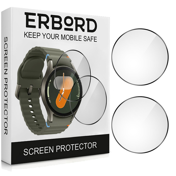 2x υβριδικό γυαλί ERBORD για Samsung Galaxy Watch 7 40mm