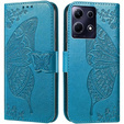 Θήκη με πτερύγιο για Infinix Note 40 Pro, Butterfly, μπλε