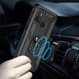 θωρακισμένη θήκη για Oppo A53 / Oppo A53s / A32 4G, Nox Case Ring, μαύρη