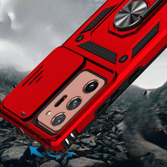 Θήκη για Samsung Galaxy Note 20 Ultra, CamShield Slide, κόκκινο