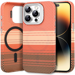 Θήκη για iPhone 14 Pro Max, Πλαίσιο Kickstand, για MagSafe, Sunset Orange