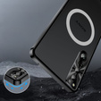 θήκη προστασίας κάμερας για το Sony Xperia 1 V, CamShield MagSafe, διαφανής / μαύρη