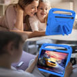 θήκη για παιδιά για Samsung Galaxy Tab S10 Lite / S10 FE / S9 FE, με λαβή, μπλε