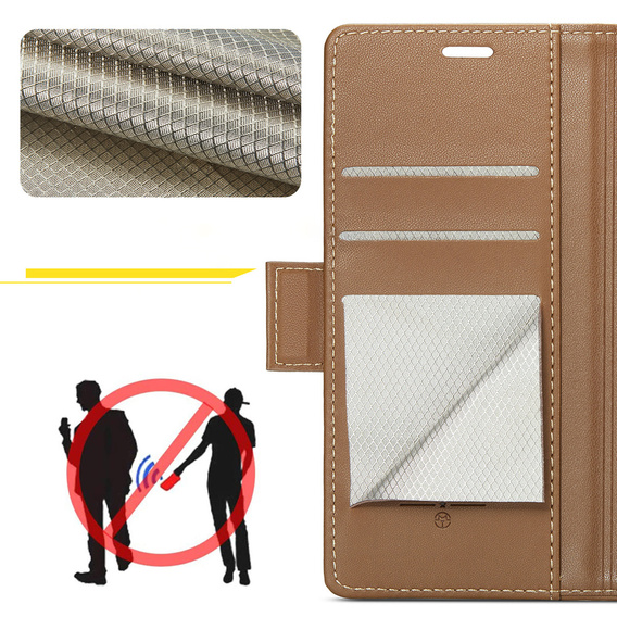 CASEME Litchi θήκη πορτοφόλι flip για Samsung Galaxy Z Fold7 5G