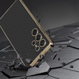 Θήκη για Samsung Galaxy S25 Ultra, GKK Leather, carbon μαύρη