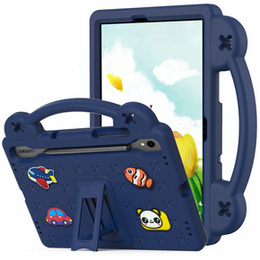 Παιδική θήκη για Samsung Galaxy Tab S10 Lite / S10 FE / S9 FE, Cute Patterns, με βάση, σκούρο μπλε