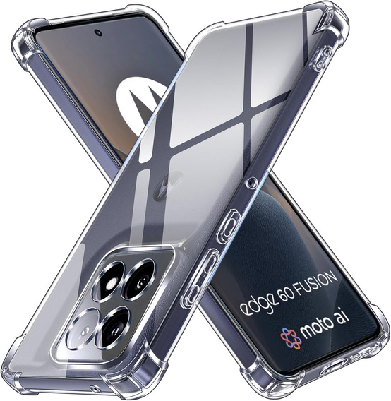 Θήκη για Motorola Edge 60 / 60 Fusion, Dropproof, διαφανής