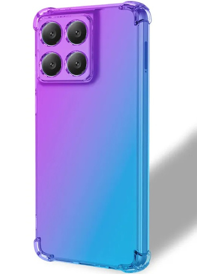 θήκη για το Motorola Edge 60 / 60 Fusion, Gradient Dropproof, Μωβ / μπλε