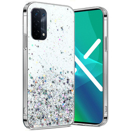 Θήκη για Oppo A54 5G/A74 5G/A93 5G, Glittery, διαφανής