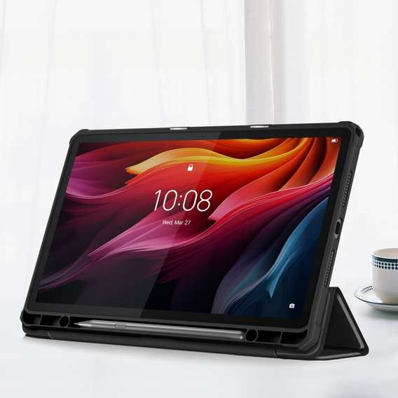 Θήκη για Lenovo Tab K11 Plus, Smartcase Hybrid, με χώρο για γραφίδα, μαύρη